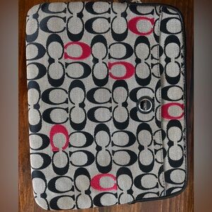 Coach Mini IPad case or tote